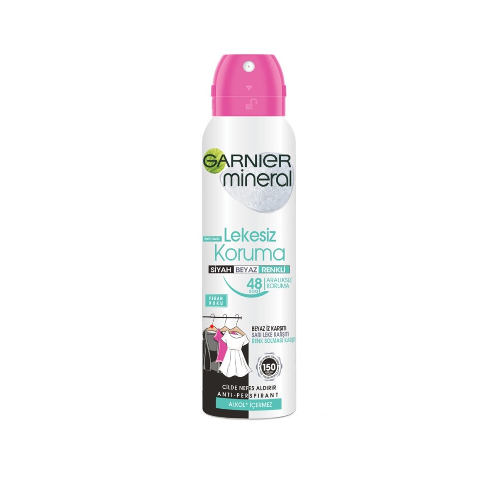 Garnier Mineral Anti-perspirant Aeresol Deodorant Lekesiz Koruma 150 ml