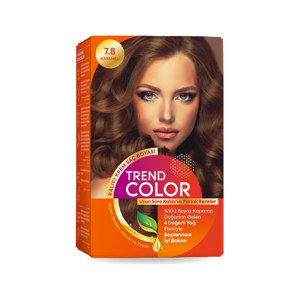 Trend Color Kit Saç Boyası 7.8 Karamel 50 ml