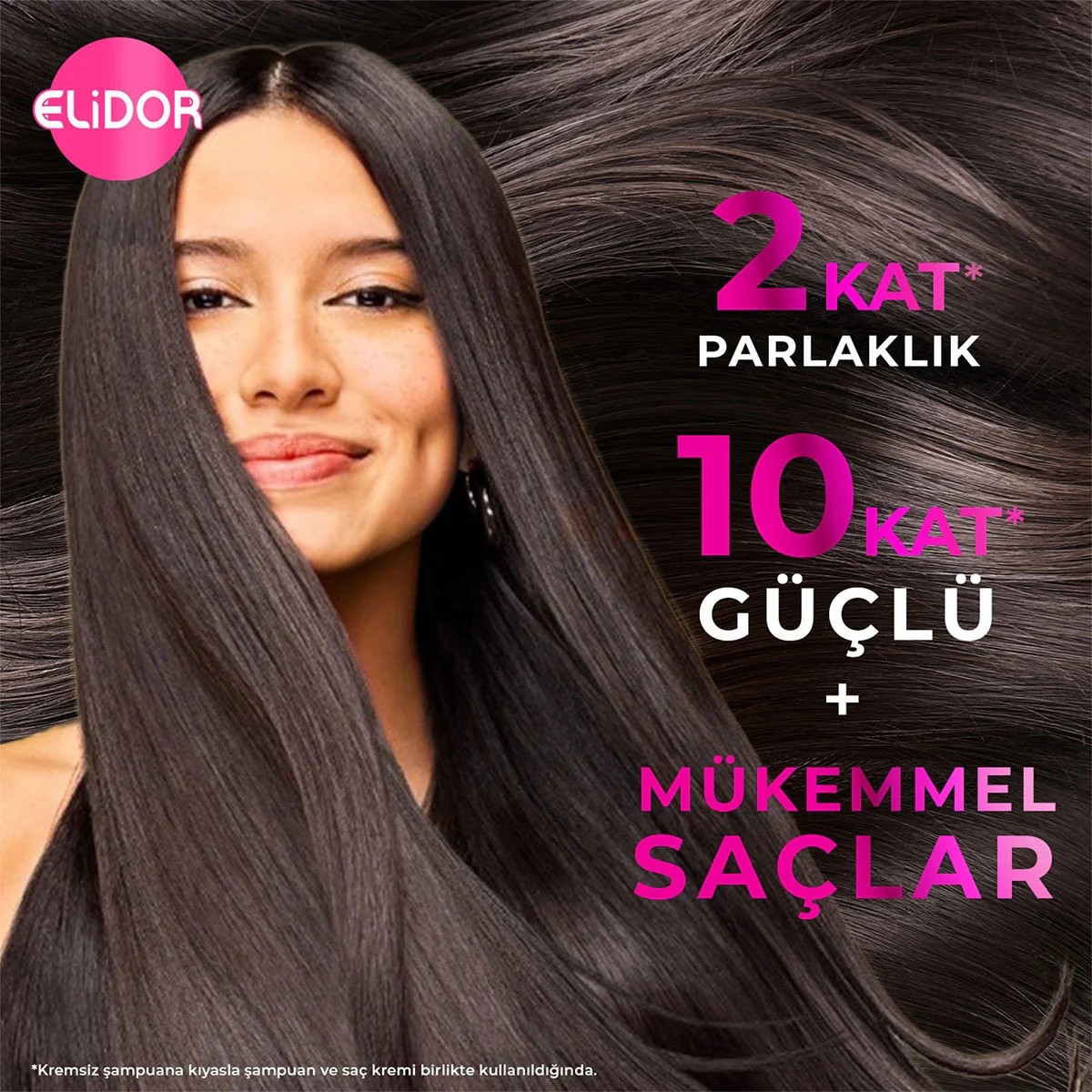 ELİDOR Şampuan ve Saç Bakım Kremi Güçlü ve parlak 2si 1 Arada 400 ml