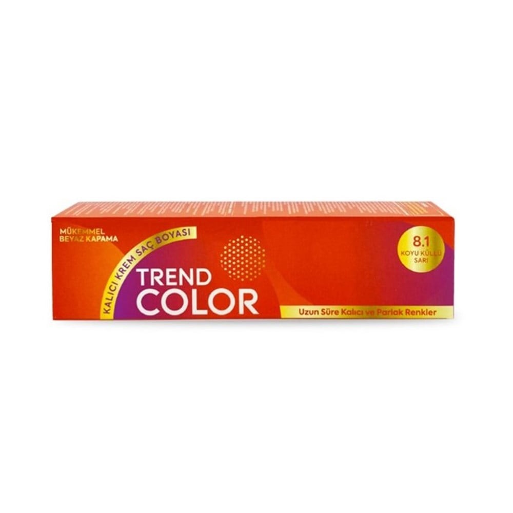 Trend Color Tüp Saç Boyası 8.1 Koyu Küllü Sarı 50 ml