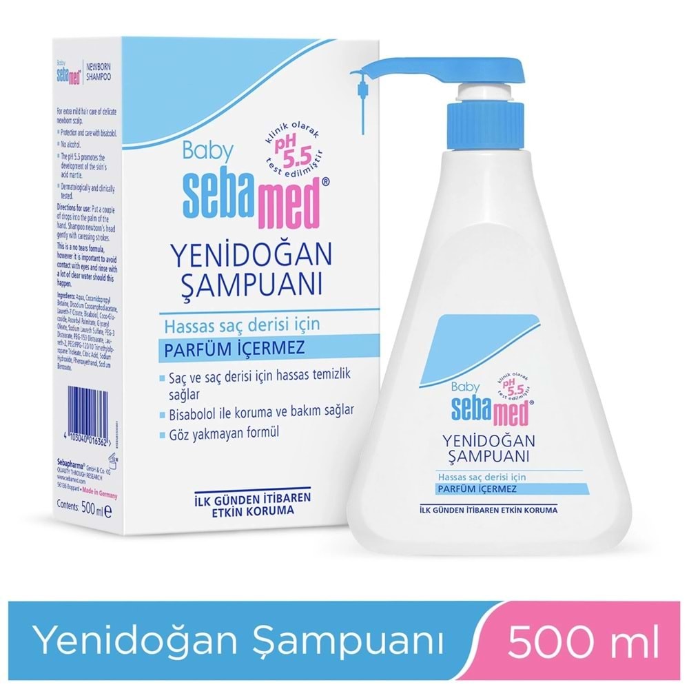 Sebamed Baby Yenidoğan Şampuan 500 ml