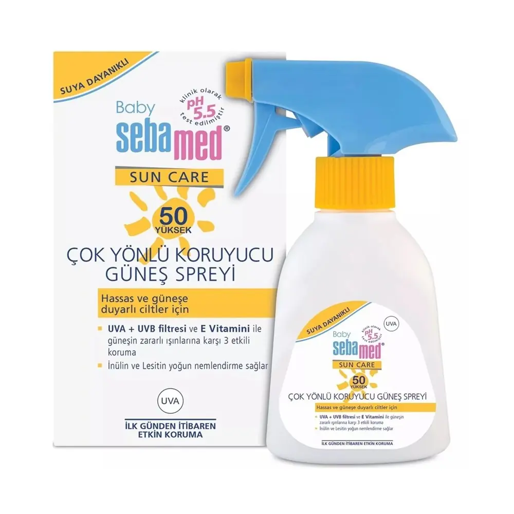 Sebamed Bebekler için Çok Yönlü Koruyucu +Spf50 Bebek Güneş Spreyi 200 ml