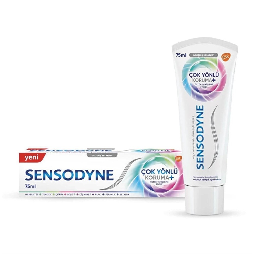 Sensodyne Diş Macunu Çok Yönlü Koruma Gelişmiş Beyazlık 75 ml