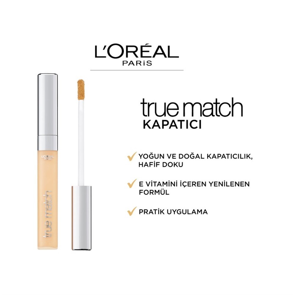 Loreal Paris Kapatıcı - True Match Concealer 1N Ivory