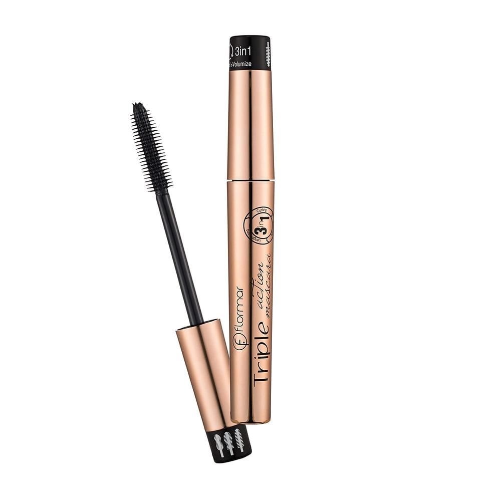 Flormar Siyah Maskara - Triple Action Mascara Black