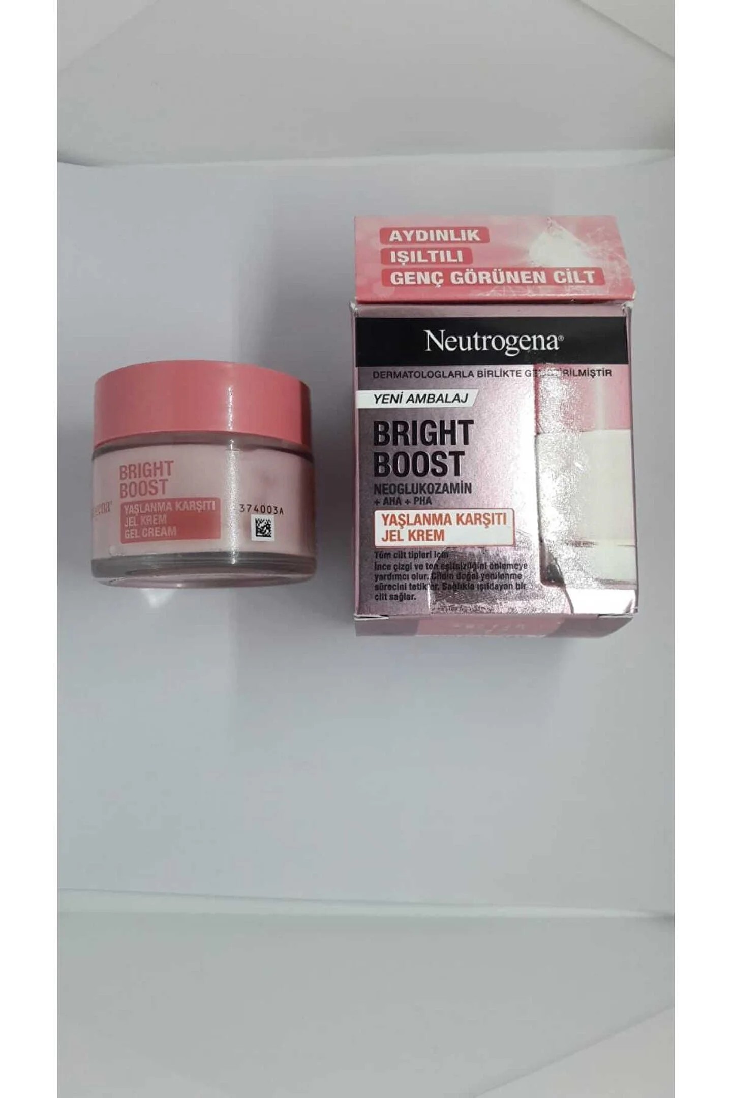 Neutrogena Yaşlanma Karşıtı Jel Krem Bright Boost 50 ml