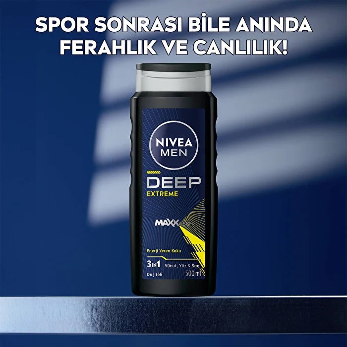 Nıvea Men Deep Extreme Duş Jeli̇ 500 Ml