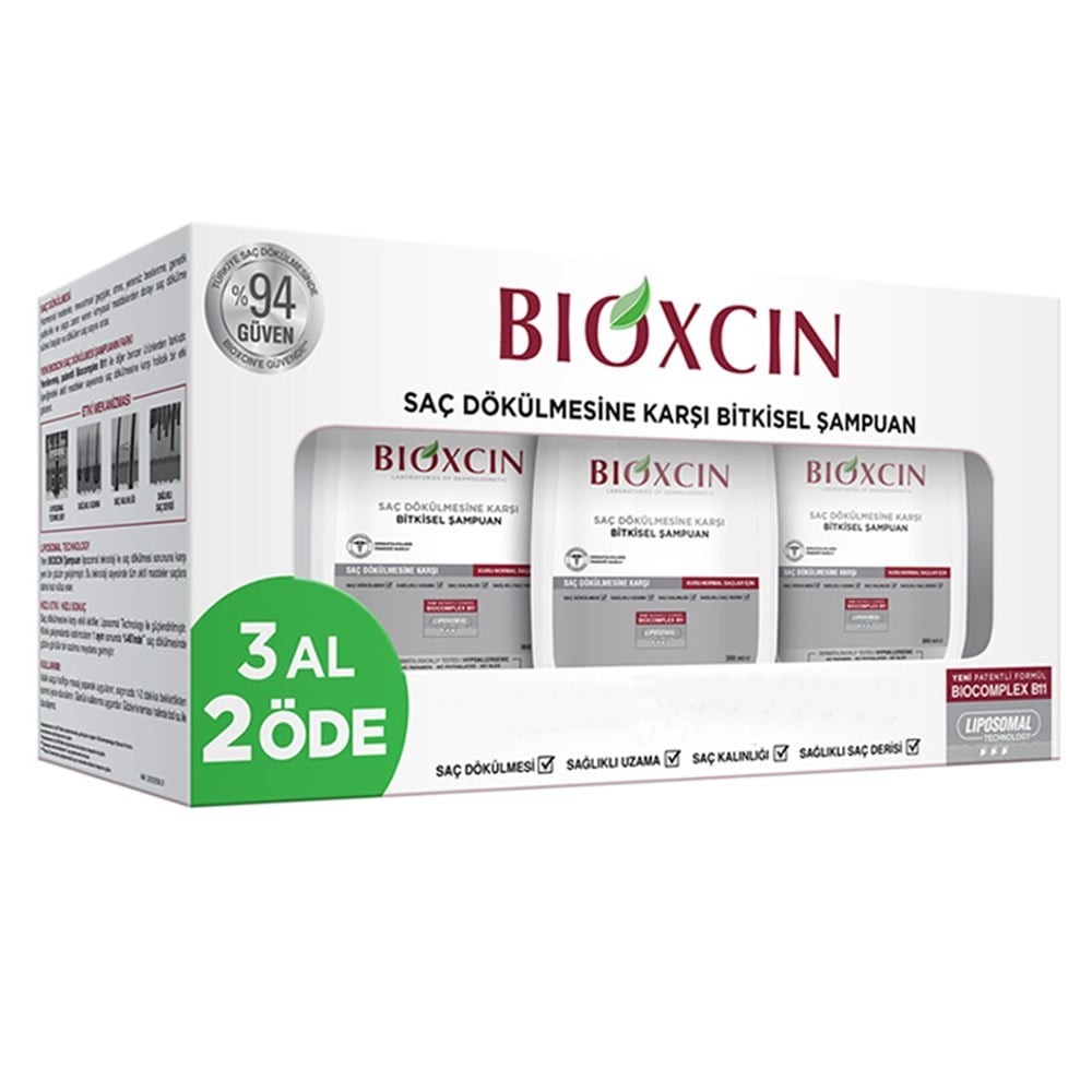 Bioxcin Şampuan Genesis Kuru/Normal Saçlar İçin 300 ml 3Al 2 Öde