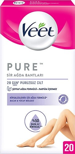 Veet Sir Ağda Bandı Hassas Ciltler İçin 20li Süper Fırsat