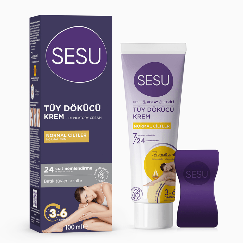 Sesu Tüy Dökücü Krem - Normal Tüyler 100 ml