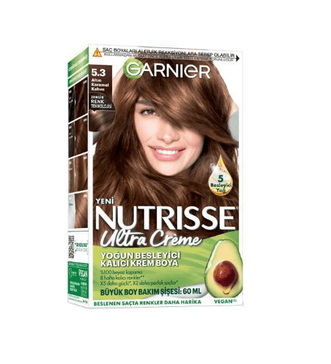 Garnier Nutrisse Ultra Creme 5.30 Altın Karamel Kahve