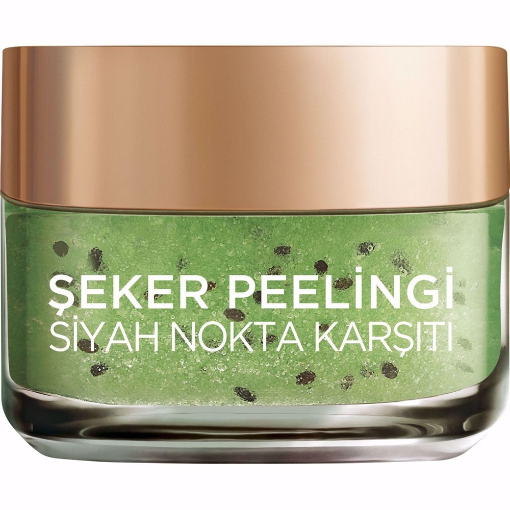 Loreal Paris Şeker Peelingi Siyah Nokta Karşıtı Kivi Tohumu Özlü 50 ml