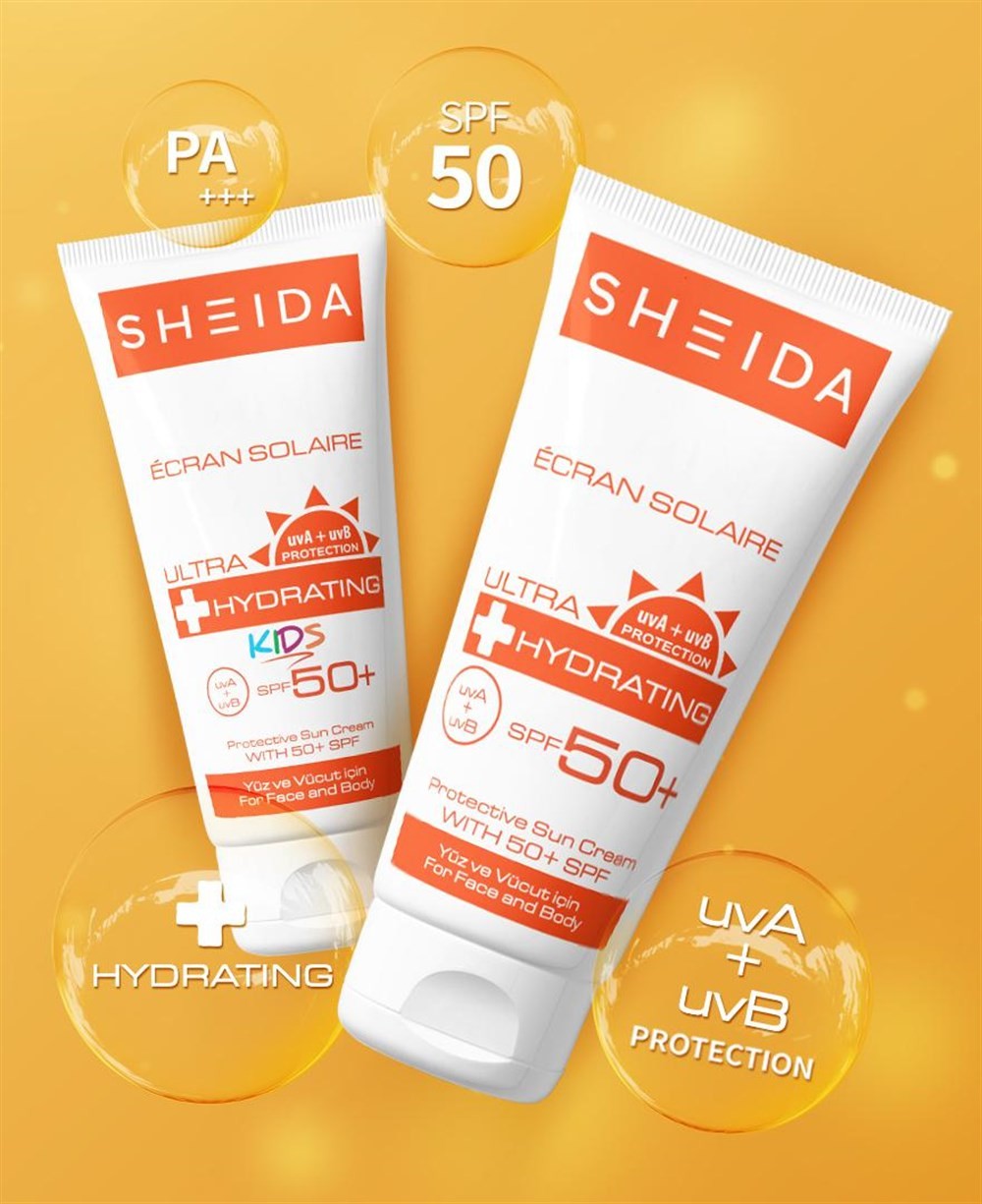 Sheida Ecran Solaire Güneş Kremi +Spf50 Face Yüz İçin 75 ml