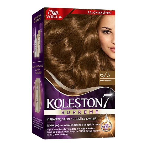 Wella Koleston Supreme Saç Boyası 6/3 Altın Kumral