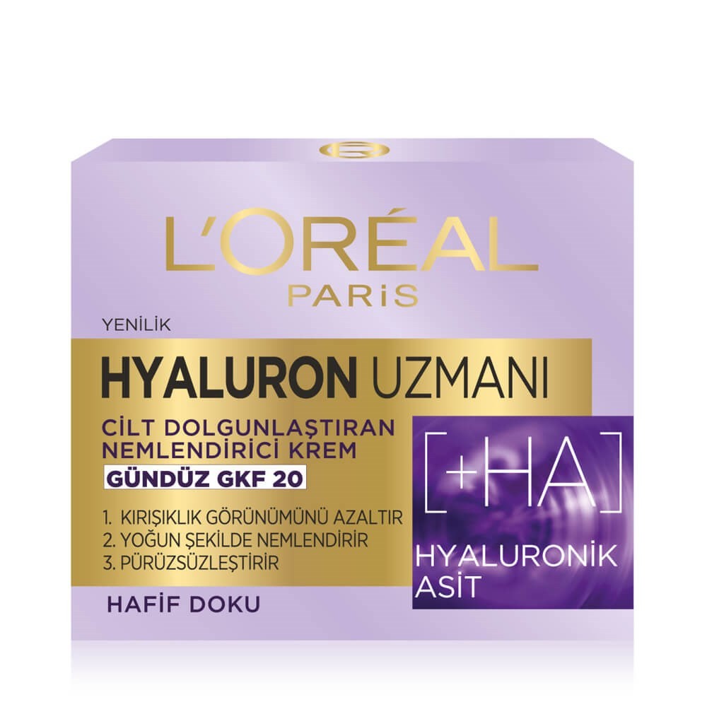 Loreal Paris Hyaluron Uzmanı Nemlendirici Gündüz Kremi 50 ml