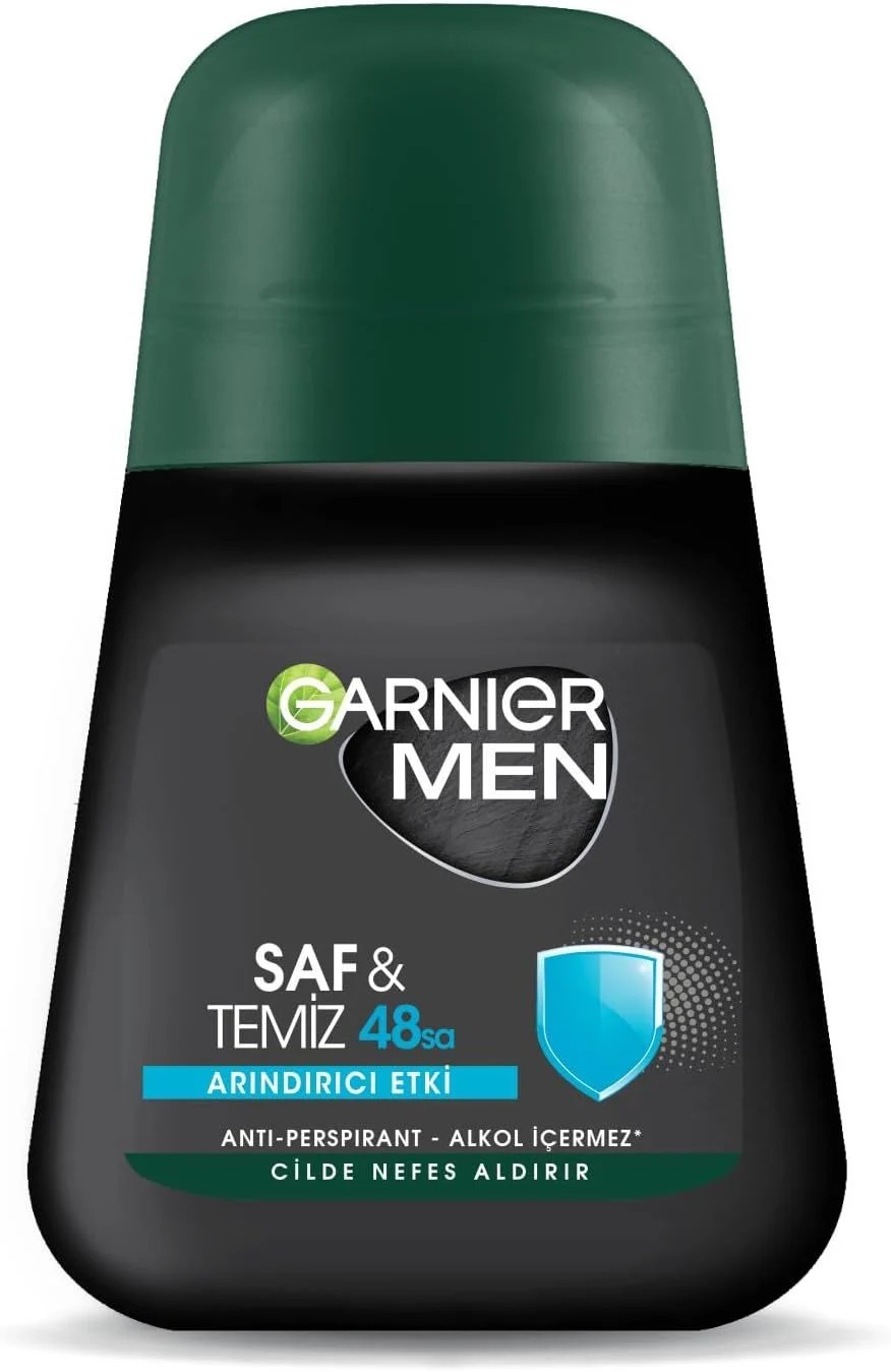 Garnier Men Roll-On Deodorant Arındırıcı Etki Saf &amp;Temiz 50 ml