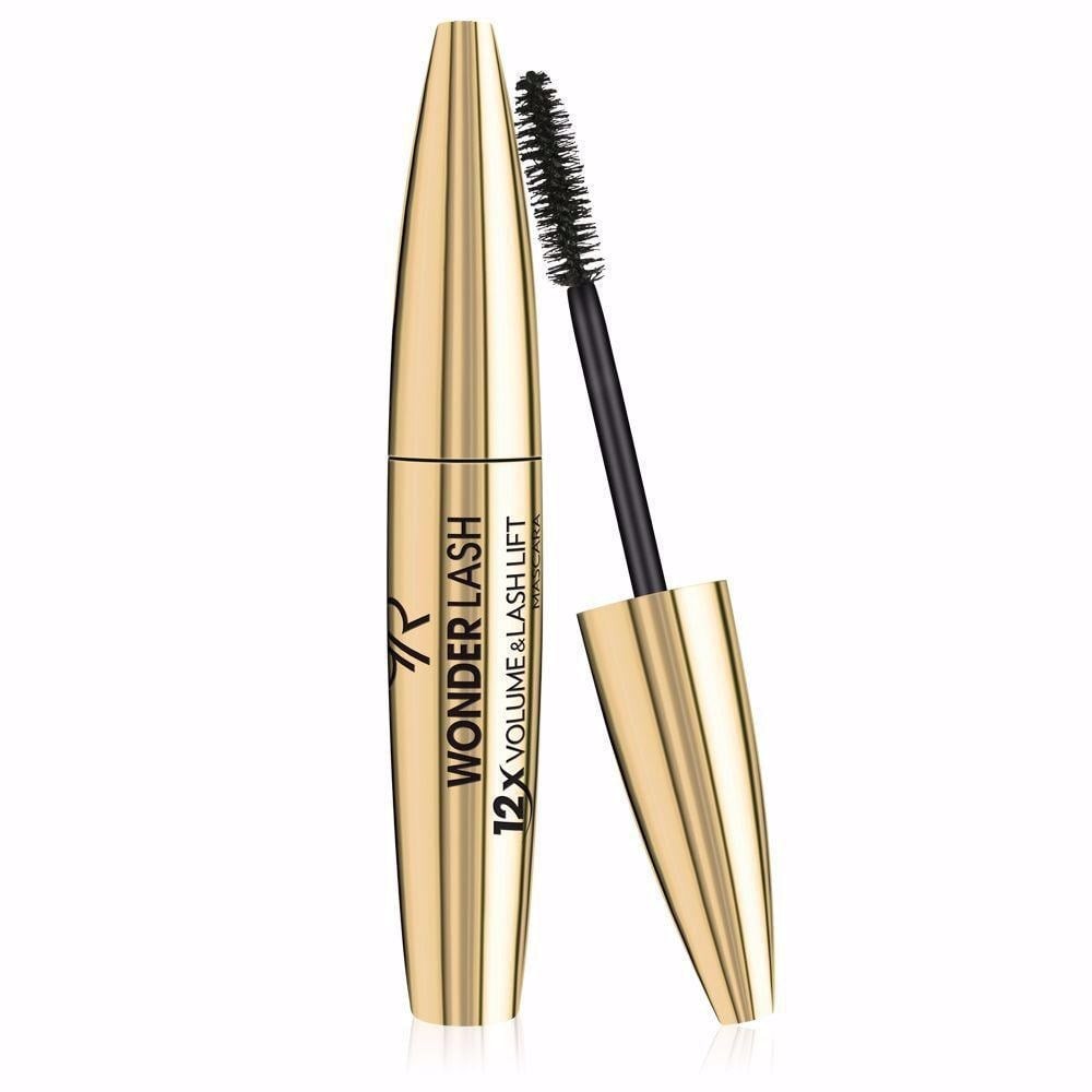 Golden Rose Siyah Maskara - 12 Kat Hacim Sağlayan Etkide Wonder Lash Mascara Black