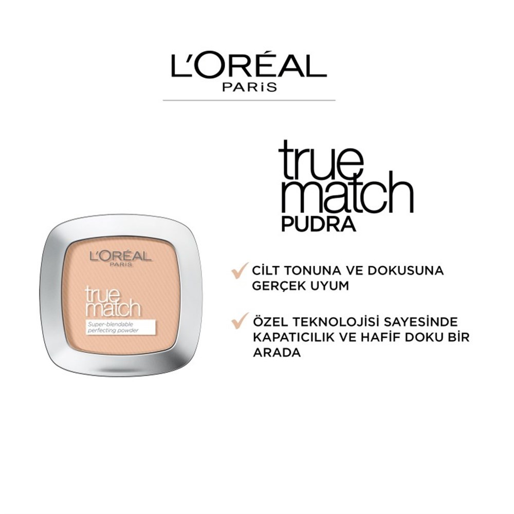 Loreal Paris Pudra True Match Powder 1.D/1.W Golden Ivory