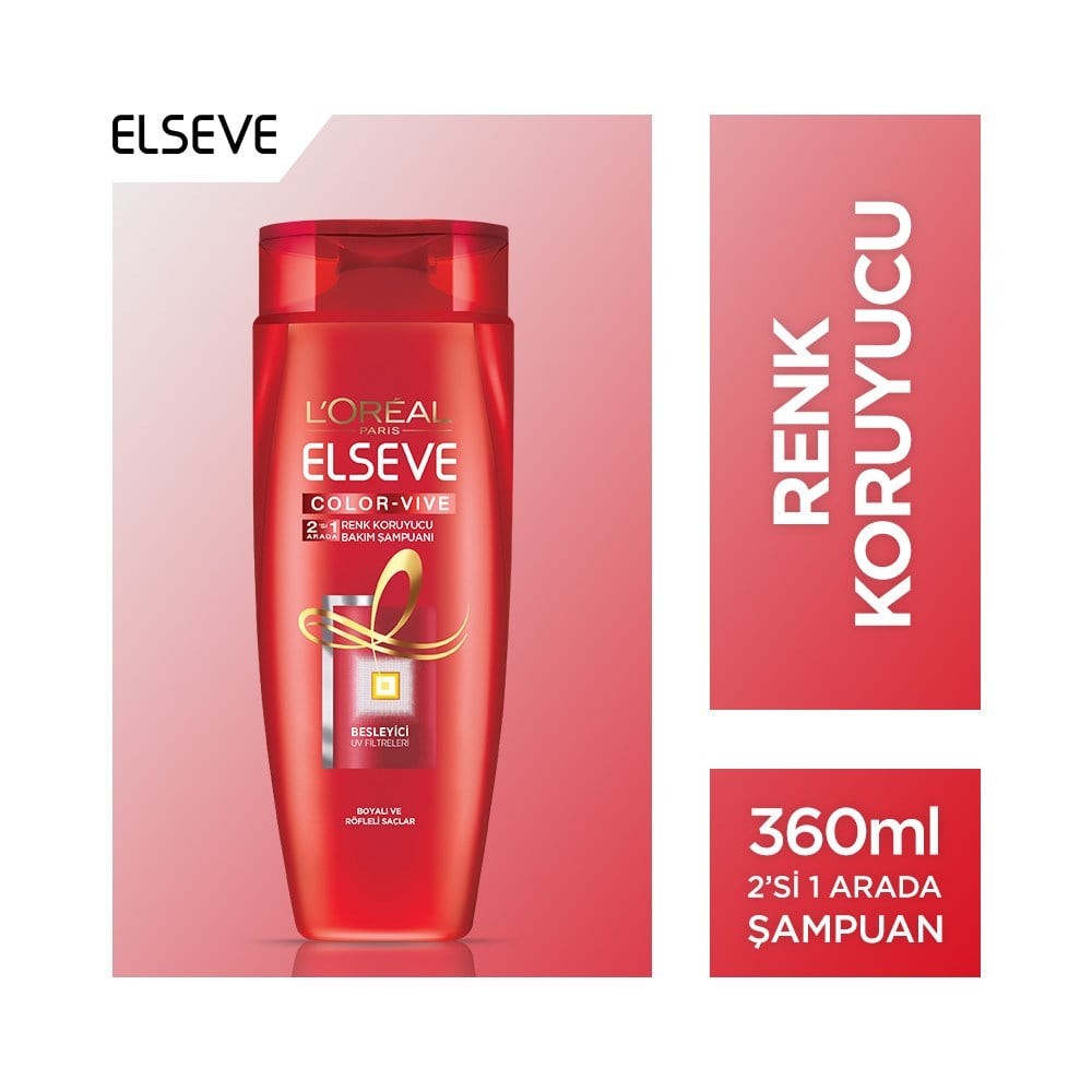 Loreal Paris Elseve Şampuan Colorvive 2si 1 Arada 360 ml