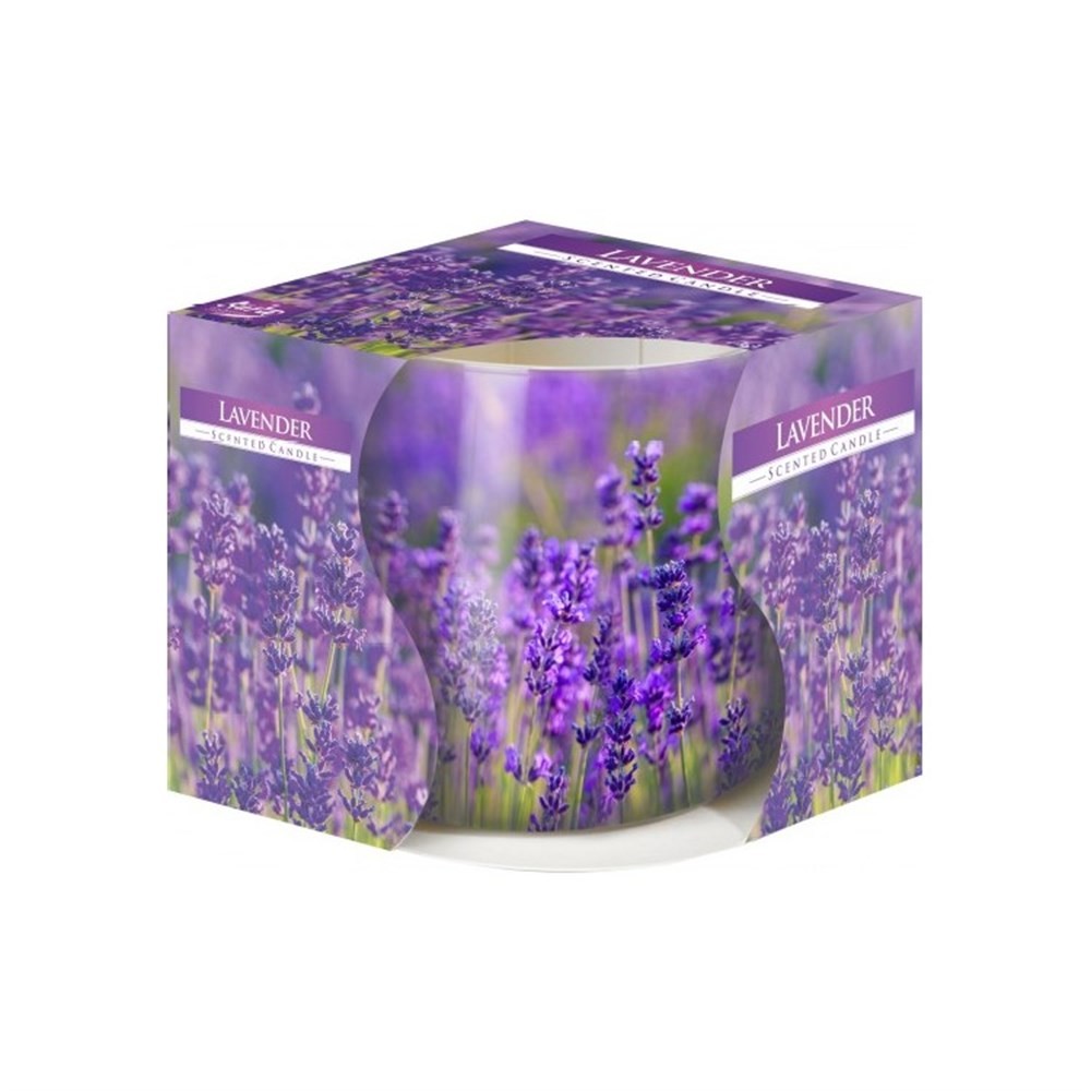 Bardak Mum Tekli Kutulu Lavender