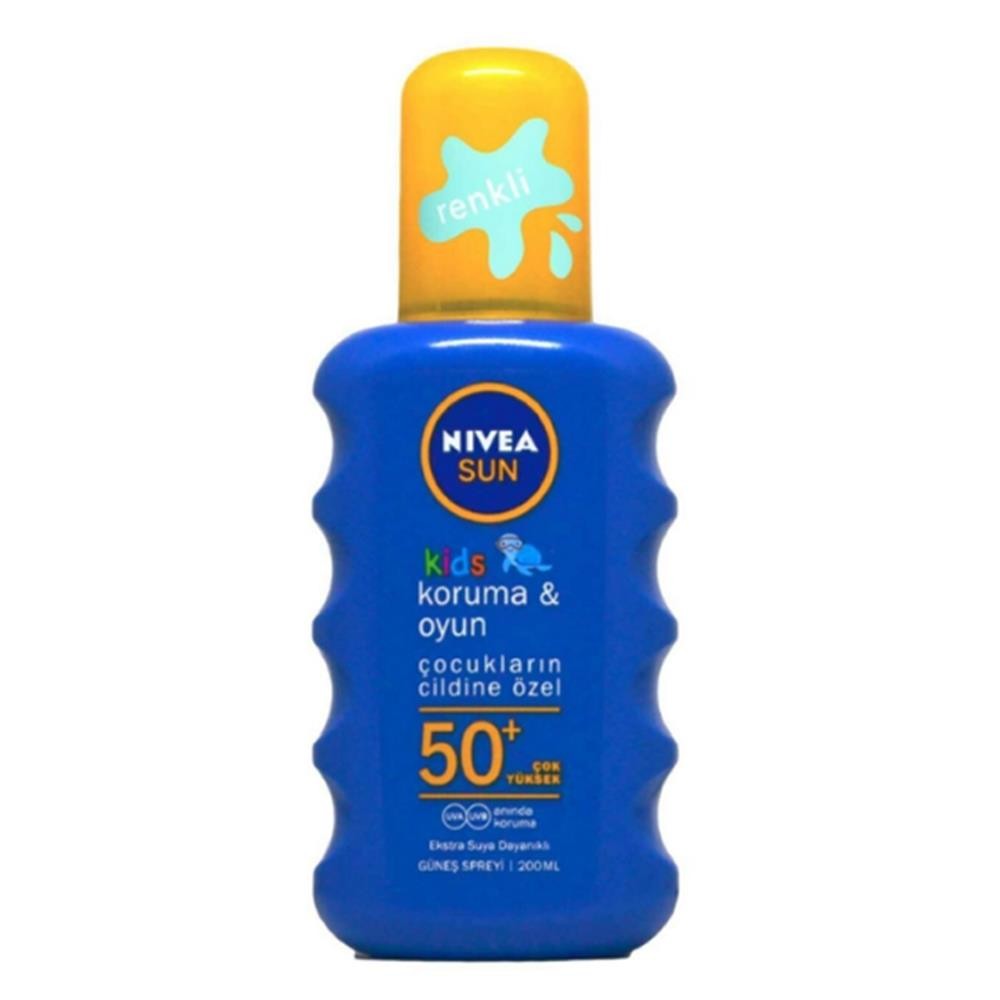 Nivea Sun Kids Nemlendirici Çocuk Güneş Spreyi 50+ Çok Yüksek Koruma 200 ml