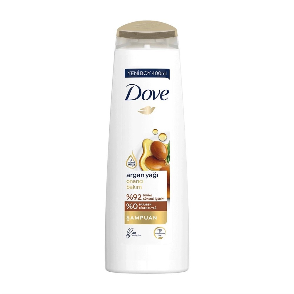 Dove Argan Yağı Ve Onarıcı Saç Bakım Şampuanı 400 ml