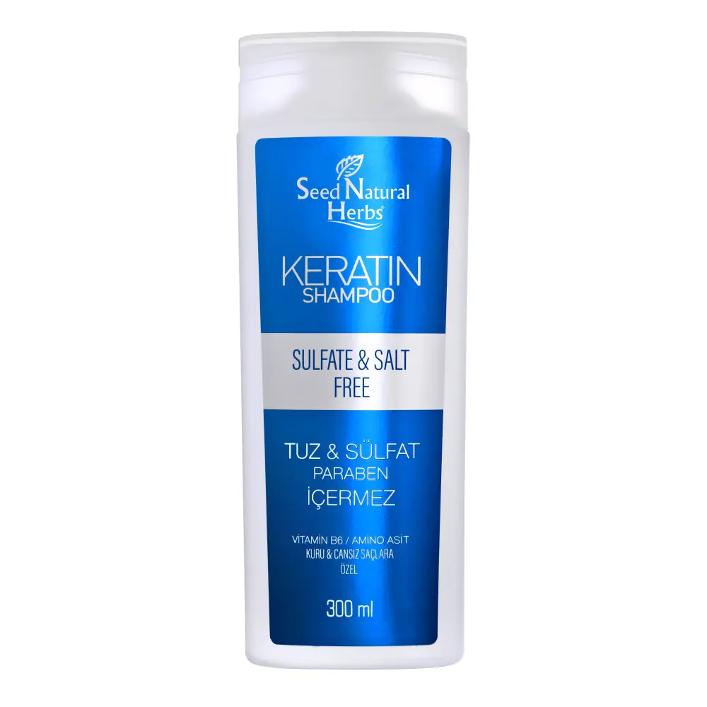 Seed Natural Herbs Keratin Sülfatsız Şampuan 300 ml