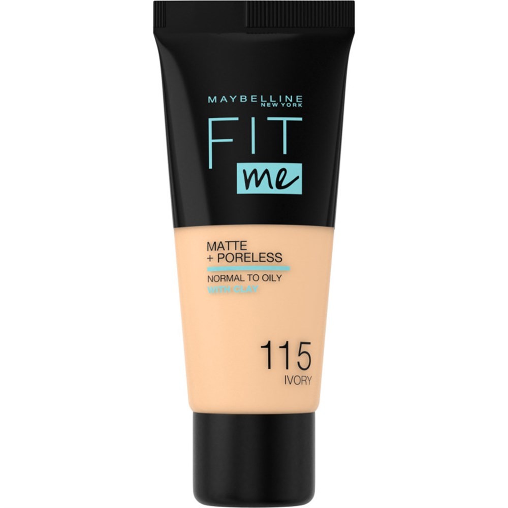 Maybelline New York Mat Fondöten Fit Me Matte Poreless Foundation 115