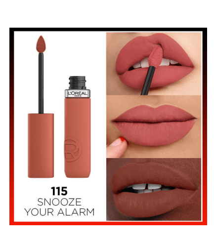 Loreal Infresıst Matte Lıpstıck 115 Snooze Your Alarm