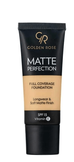 Golden Rose Fondöten Matte Perfection Full Coverage W:4 Warm