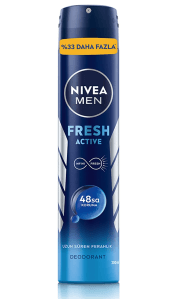 Nivea Men Sprey Deodorant - Fresh Active 200 ml