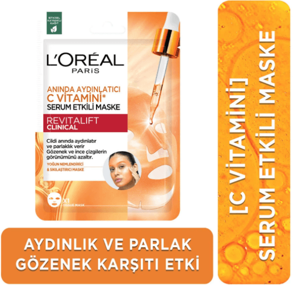 Loreal Paris Hyaluron Uzman Cilt Dolgunlaştıran Kağıt Yüz Maskesi 30 gr