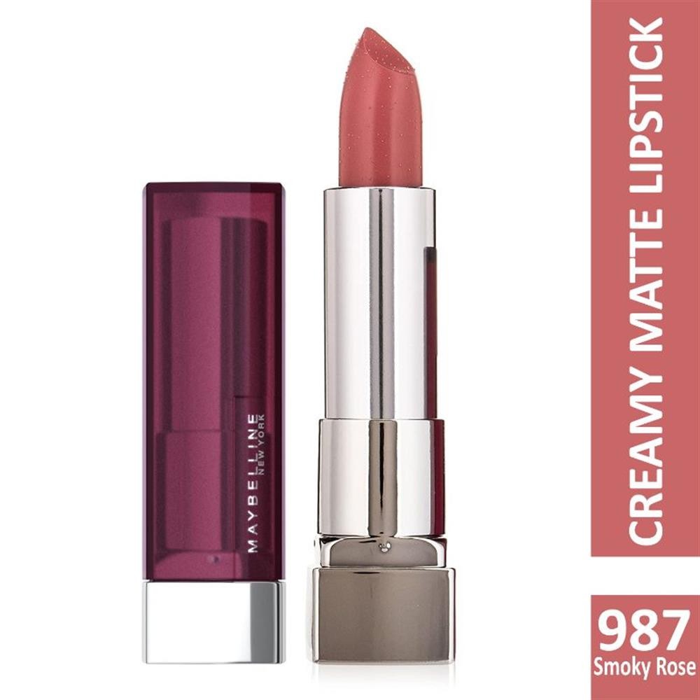 Maybelline New York Ruj - Color Sensational Creamy Matte Nudes 987 Smoky Rose