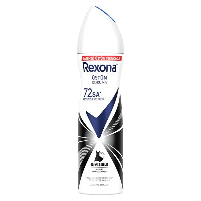 Rexona Kadın Sprey Deodorant 72h Invisible 150ml