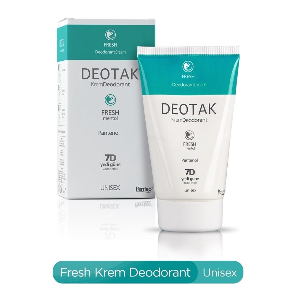 Deotak Fresh Mentol Krem Deodorant Unisex 35 ml