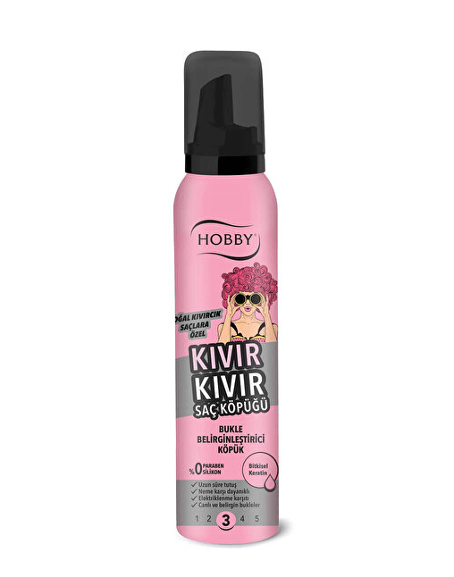 Hobby Kıvır Kıvır Saç Köpüğü 150 ml