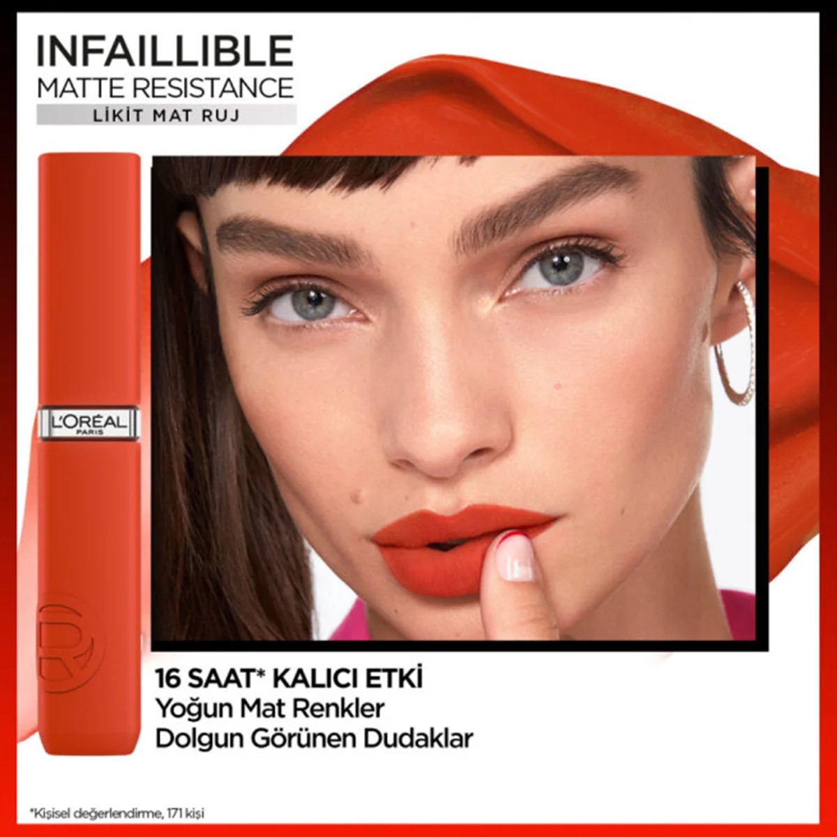 Loreal Paris Infaillible Matte Resistance Likit Mat Ruj 430 A-Lister