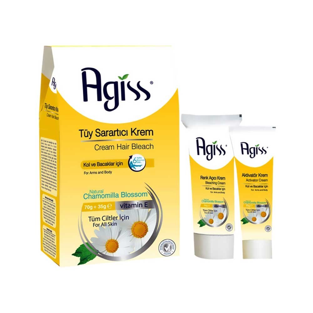 Agiss Tüy Sarartıcı Krem 70 ml + 35 ml