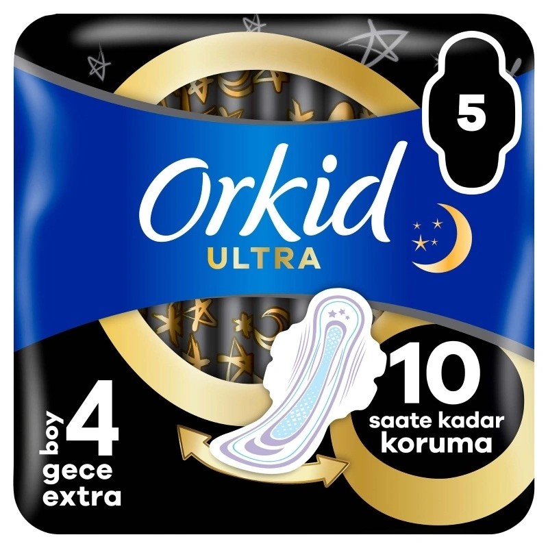 Orkid Ultra Gece Extra 4 Boy 5 Adet