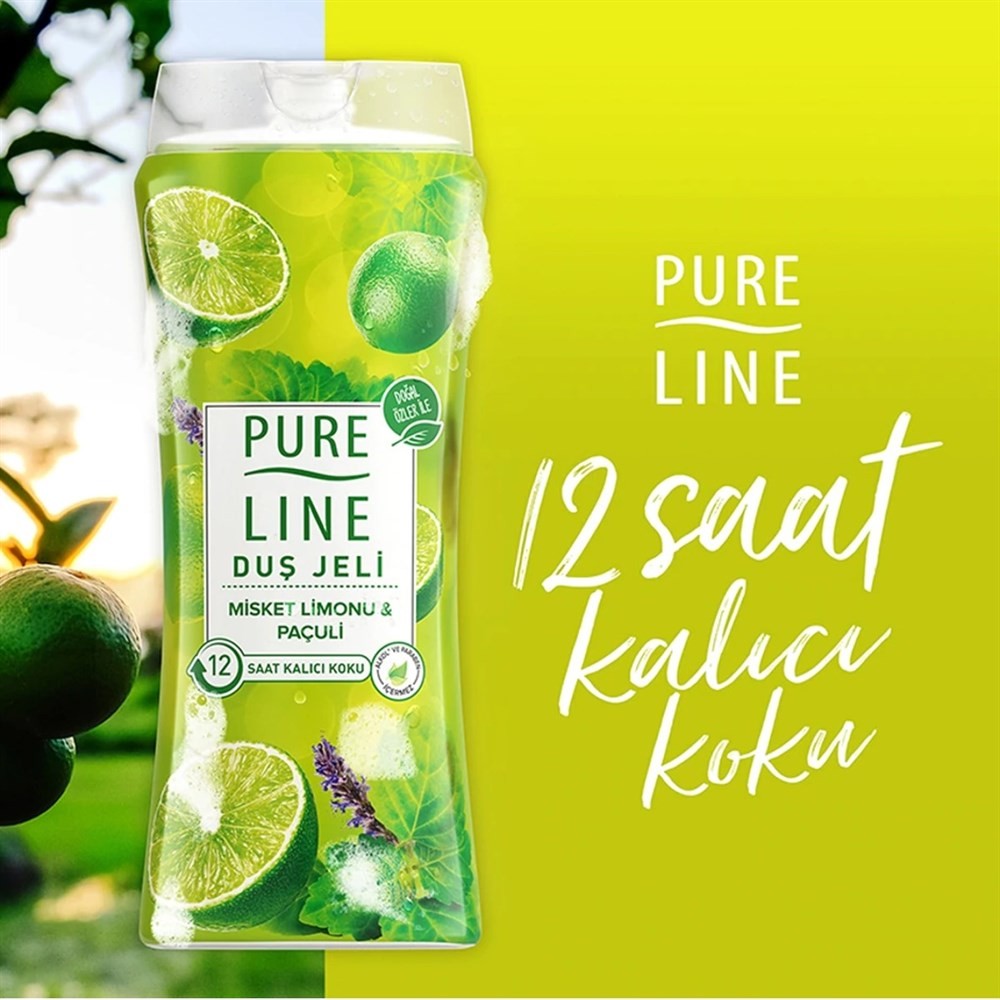 Pure Line Duş Jeli Misket Limon & Paçuli Özlü 400 ml