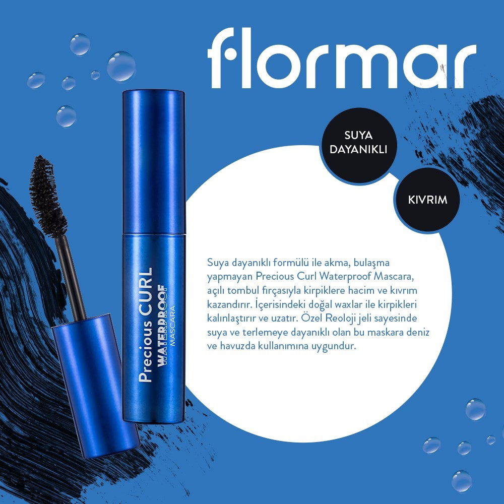 Flormar Maskara - Precious Curl Waterproof Mascara 003