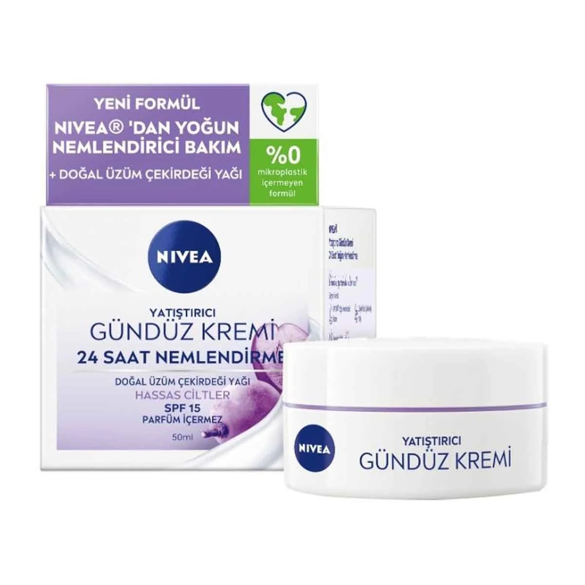 Nivea Face Care Gündüz Kremi 50ml Neml.Yatıştırıcı Üzüm Çek.Yağı