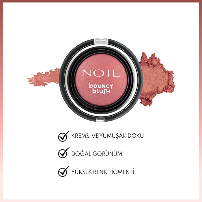Note Bouncy Blush Allık 02 Daydream