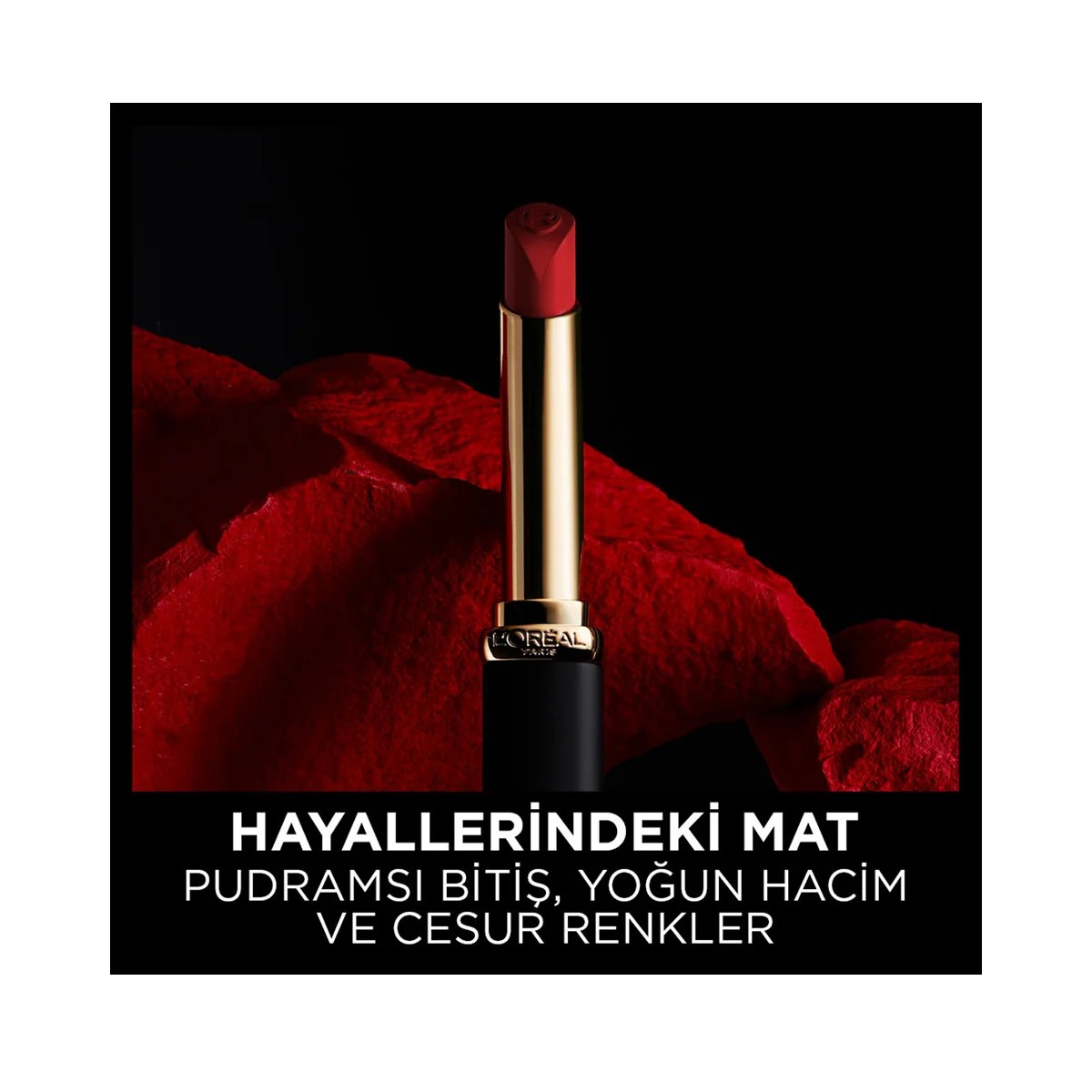 Loreal Paris Color Riche Intense Volume Matte Ruj 346 Rouge Determin