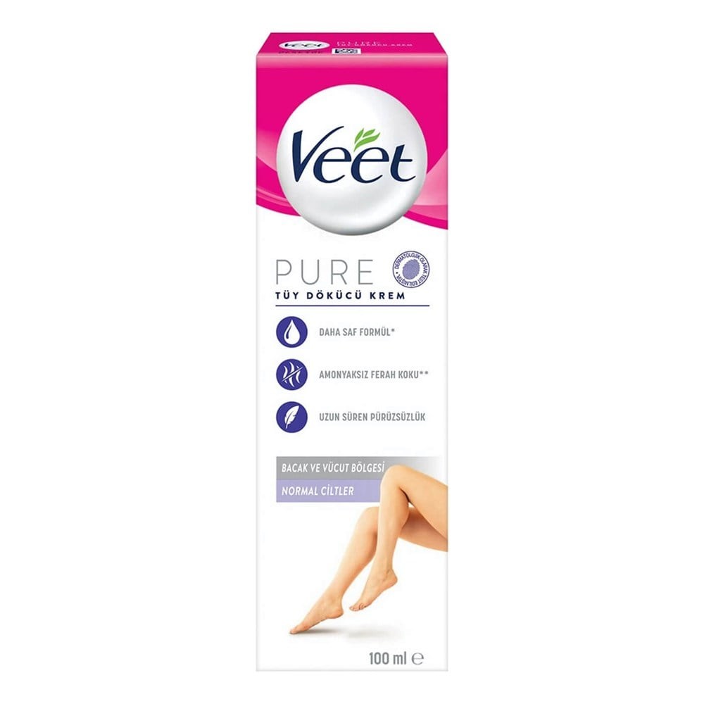 Veet Tüy Dökücü Krem Pure Normal Ciltler İçin 100 ml