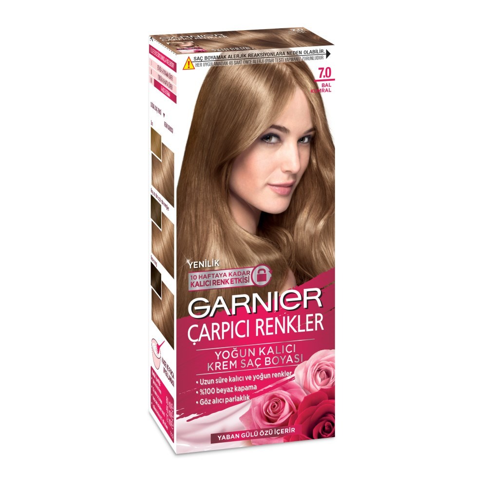 Garnier Çarpıcı Renkler Saç Boyası 7.0 Bal Kumral