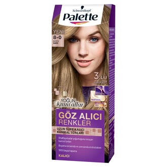 Palette Saç Boyası Yoğun Göz Alıcı Renkler 8/0 Light Blonde