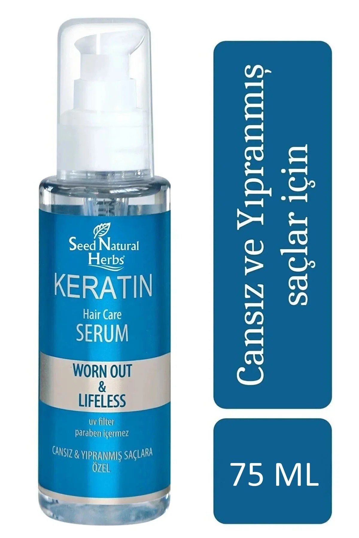 Seed Natural Herbs Saç Bakım Serumu - Keratin & Macadamia Oil 100 ml