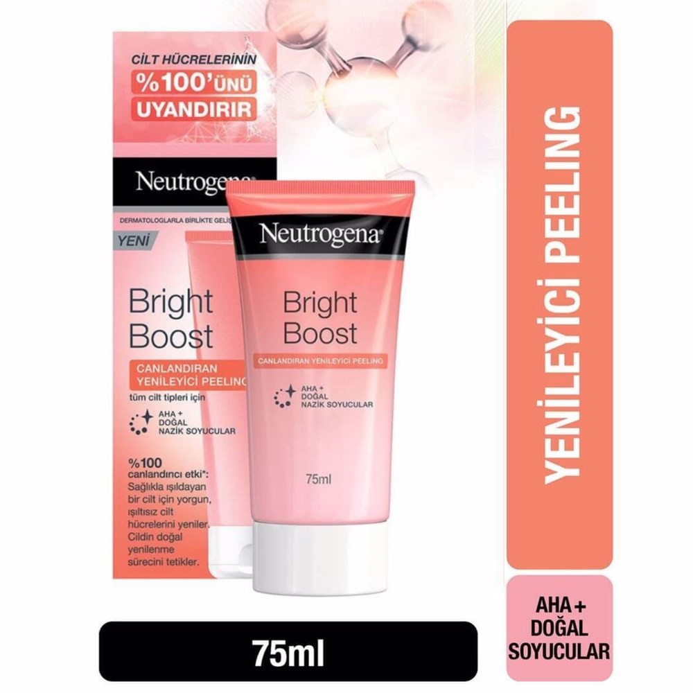 Neutrogena Peeling - Bright Boost Peeling Işıltı Veren Canlandıran ve Yenileyici Etki 75 ml