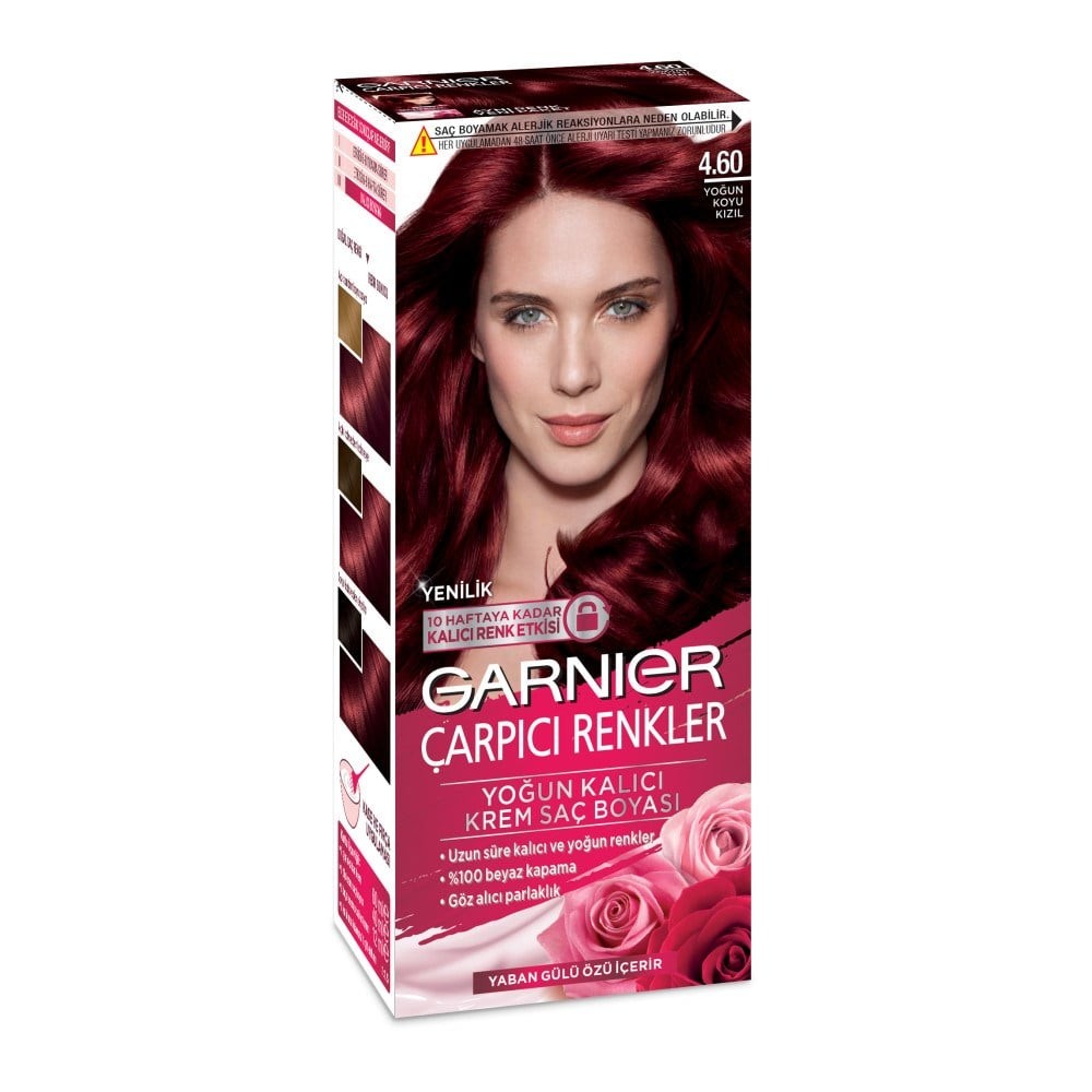 Garnier Color Natural Saç Boyası 4/60 Yoğun Koyu Kızıl